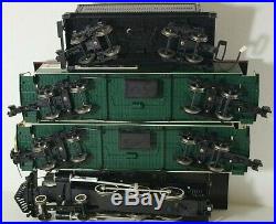 Bachmann Pennsylvania Train 9670 Stem Locomotive 2 Passenger Cars G Scale Set #2