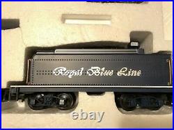 Bachmann Royal Blue B&O Locomotive Big Haulers G Scale 4-6-0 Train Set Complete