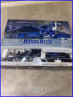 Bachmann Royal Blue Big Hauler G Scale Train Set 90016 With Box NOT TESTED