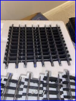 Bachmann Royal Blue Big Hauler G Scale Train Set 90016 With Box NOT TESTED Bachmann Royal Blue Big Hauler G Scale Train Set 90016 With Box NOT TESTED