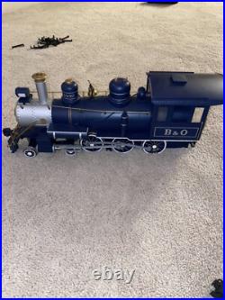Bachmann Royal Blue Big Hauler G Scale Train Set 90016 With Box NOT TESTED