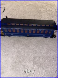 Bachmann Royal Blue Big Hauler G Scale Train Set 90016 With Box NOT TESTED