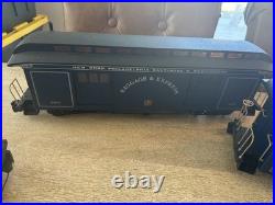 Bachmann Royal Blue Big Hauler G Scale Train Set 90016 With Two Extra Cars