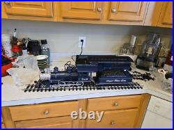 Bachmann Royal Blue Big Hauler G Scale Train Set With Box Tested READ
