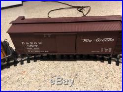 Bachmann SILVERTON FLYER G Scale Electric Train Set in box EXC COND