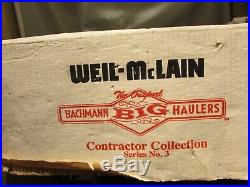 Bachmann Weil McLain Boilers Big Hauler G Scale Train Set Contractor Series 3