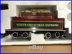 Bachmann White Christmas Express Electric Train Set Large G Scale 90076