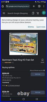 Bachmann g scale electric train set ho