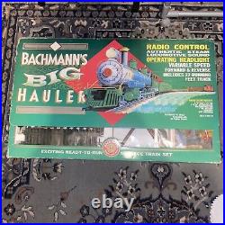 Bachmann's Big Hauler Radio Control Train Set 90-0100 G Scale 55 Pcs Steam Sound