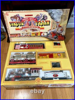 Bachmann's G Scale Emmett Kelly Jr Circus Train The Ring Master Set #90020 NIB
