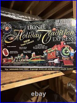 Boxed Lionel Holiday Tradition Express Train Set G Gauge Christmas 7-11000 Track