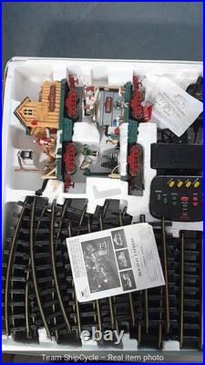 Bright Holiday Express Animated Train Set 387 Excellent Complete G2U