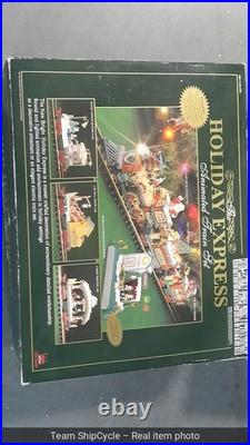Bright Holiday Express Animated Train Set 387 Excellent Complete G2U