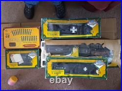Buddy L Large G Scale Train Set With 5 Cars And 20 Pc Track (read) (untested)