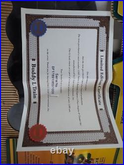 Buddy L Large G Scale Train Set With 5 Cars And 20 Pc Track (read) (untested)