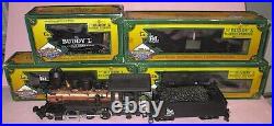 Buddy L RAILWAY EXPRESS Engine & Tender withSmoke+Sound #51001 G Scale +4 Cars NEW
