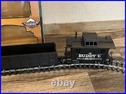 Buddy L Railway Express B & L electric train set with steam g scale I of 2000