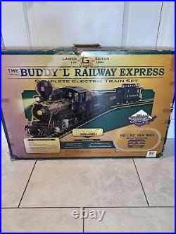 Buddy L Railway Express Electric Train Set with steam G Scale I of 1000