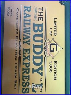 Buddy L Railway Express Limited Edition Train Set G Scale Diecast Engine& Wheels