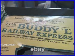 Buddy L Railway Express Train Set No. 50001 Die-Cast Engine Track Sounds Lights Buddy L Railway Express Train Set No. 50001 Die-Cast Engine Track Sounds Lights