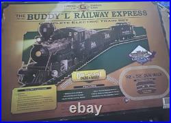 Buddy L Railway Express Train Set No. 50001 Die-Cast Engine Track Sounds Lights Buddy L Railway Express Train Set No. 50001 Die-Cast Engine Track Sounds Lights