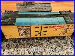 Complete G Scale Train Set with 7 cars, 45 feet of track, and many extras