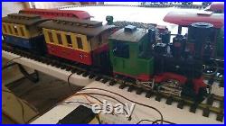 Custom built Layout 3 TRAINS at once! G scale train set (LGB, Piko, Bachmann)