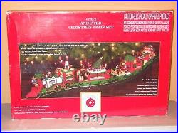 DILLARDS ANIMATED HOLIDAY EXPRESS TRAIN SET by NEW BRIGHT G Scale
