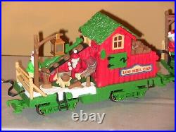 DILLARDS ANIMATED HOLIDAY EXPRESS TRAIN SET by NEW BRIGHT G Scale