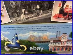 Disney Disneyland Railroad Starter Set withTrack Light Sound Smoke