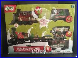 Dr Seuss The Grinch Holiday Express Train Set Collectors Edition, 36 Pc Tested