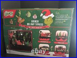 Dr Seuss The Grinch Holiday Express Train Set Collectors Edition, 36 Pc Tested