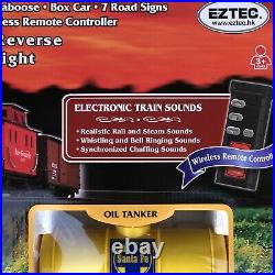 EZTEC Train Set G Scale Black Canyon Express Wireless Remote Controlled 33 PCS