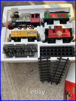 Echo The Classic Rail Battery Operated G-Scale Train Set Original Box! 26 Pcs