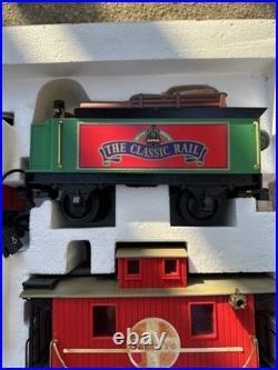 Echo The Classic Rail Battery Operated G-Scale Train Set Original Box! 26 Pcs