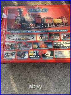 Echo The Classic Rail Battery Operated G-Scale Train Set Original Box! 26 Pcs