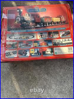 Echo The Classic Rail Battery Operated G-Scale Train Set Original Box! 26 Pcs