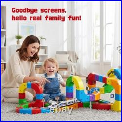 Electric Train Set for Kids Ages 3-8 Modular 3D Flexible Race Track Buildin