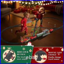 Electric Train Set for Kids with 3Way Smoke, Light & Sound