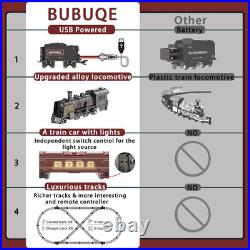 Electric Train Sets for Kids Metal Alloy Christmas Train Toys Steam Locomotive Electric Train Sets for Kids Metal Alloy Christmas Train Toys Steam Locomotive