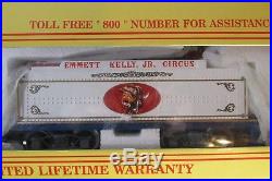 Emmett Kelly Jr Circus Train Set G-Scale 90021 THE BIG TOP Bachmann NRFB