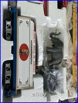 Emmett Kelly The Ringmaster Circus Train Set GScale Untested. But New In Box