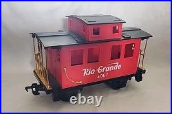 Eztec Train Set G Gauge 24 Track Pieces 5 Cars And 2050 Engine With Remote
