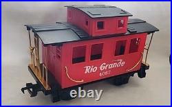 Eztec Train Set G Gauge 24 Track Pieces 5 Cars And 2050 Engine With Remote
