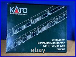 G11-20 Train Cars 8 Car Set Chtt Bethgon Coalporter N Scale Kato #106-4607