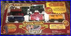 GRAND CANYON EXPRESS TRAIN SET. NO. 36912 RADIO CONTROL with TRANSMITTER G GAUGE