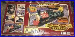 GRAND CANYON EXPRESS TRAIN SET. NO. 36912 RADIO CONTROL with TRANSMITTER G GAUGE