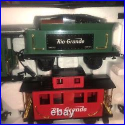 GRAND CANYON EXPRESS TRAIN SET. NO. 36912 RADIO CONTROL with TRANSMITTER G GAUGE