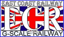 G SCALE RC LOCO STARTER FREIGHT GARDEN RAILWAY GREEN COACH 45mm GAUGE TRAIN SET