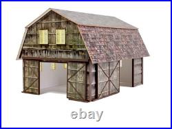 G Scale 122.5 Train Depot Hangar Diorama Kit Railway Engine Shed Building